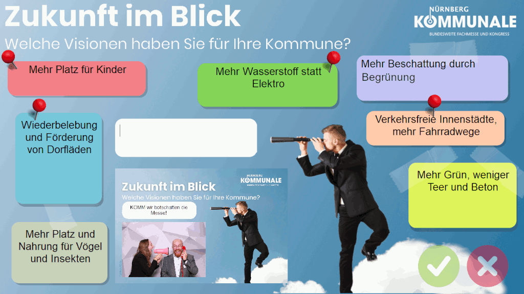 Kommunale Bildschirmpräsentation